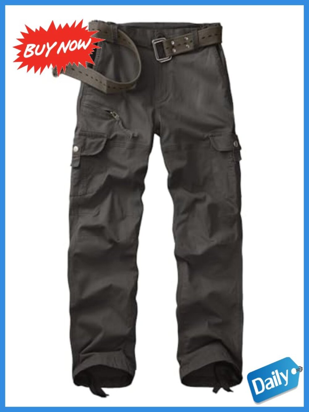 Womens Tactical Cargo Pants Cotton 7 Pockets Work Hiking Travel Y2K Streetwear